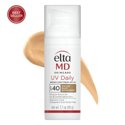 EltaMD UV Daily SPF - Protector Solar Hidratante con Ácido Hialurónico - Con Color SPF 40