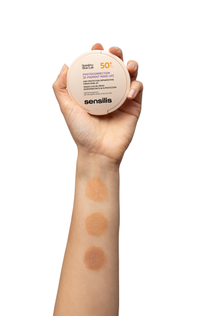 Sensilis Maquillaje Photocorrection D-Pigment Make-Up 50+10 grs Tono 1 Natural Rose - Imagen 2